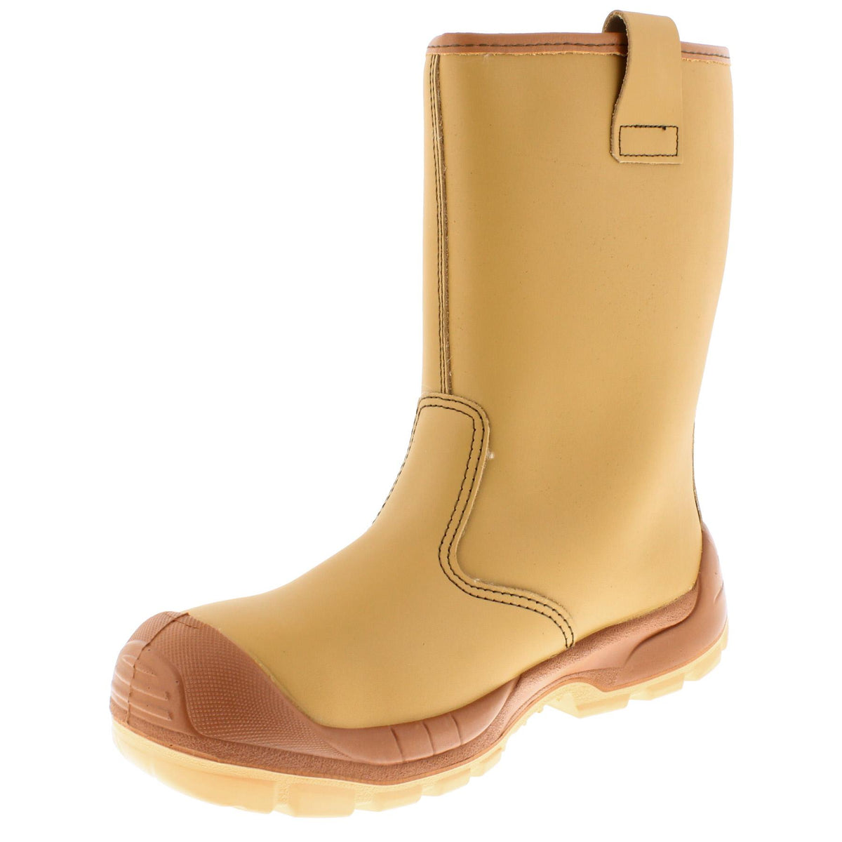 Jallatte Jalfrigg S3 J0652 Honey Tan Leather Metal Free Toecap and Midsole Rigger Boots