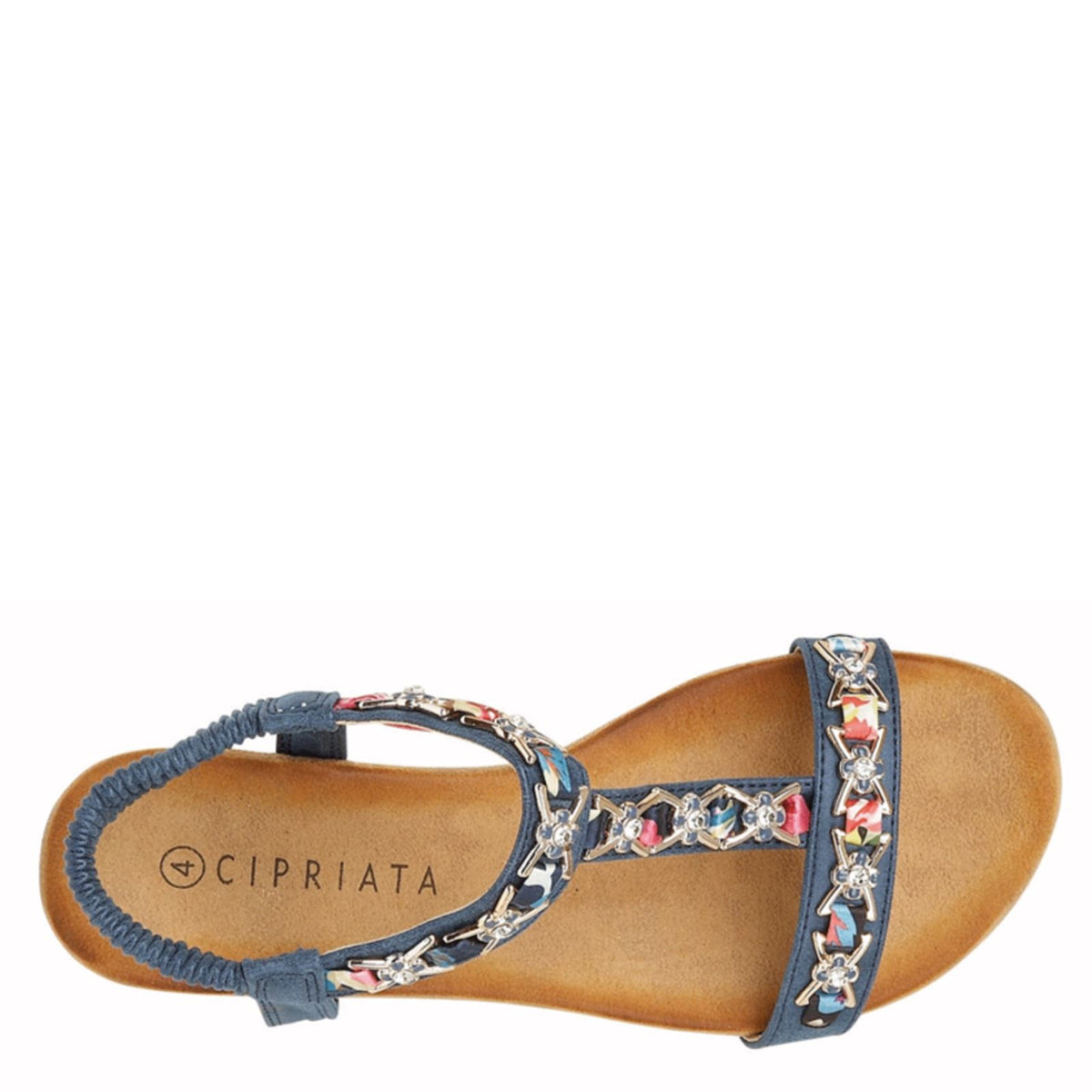 Cipriata Lia Jewelled Sling Back Sandals