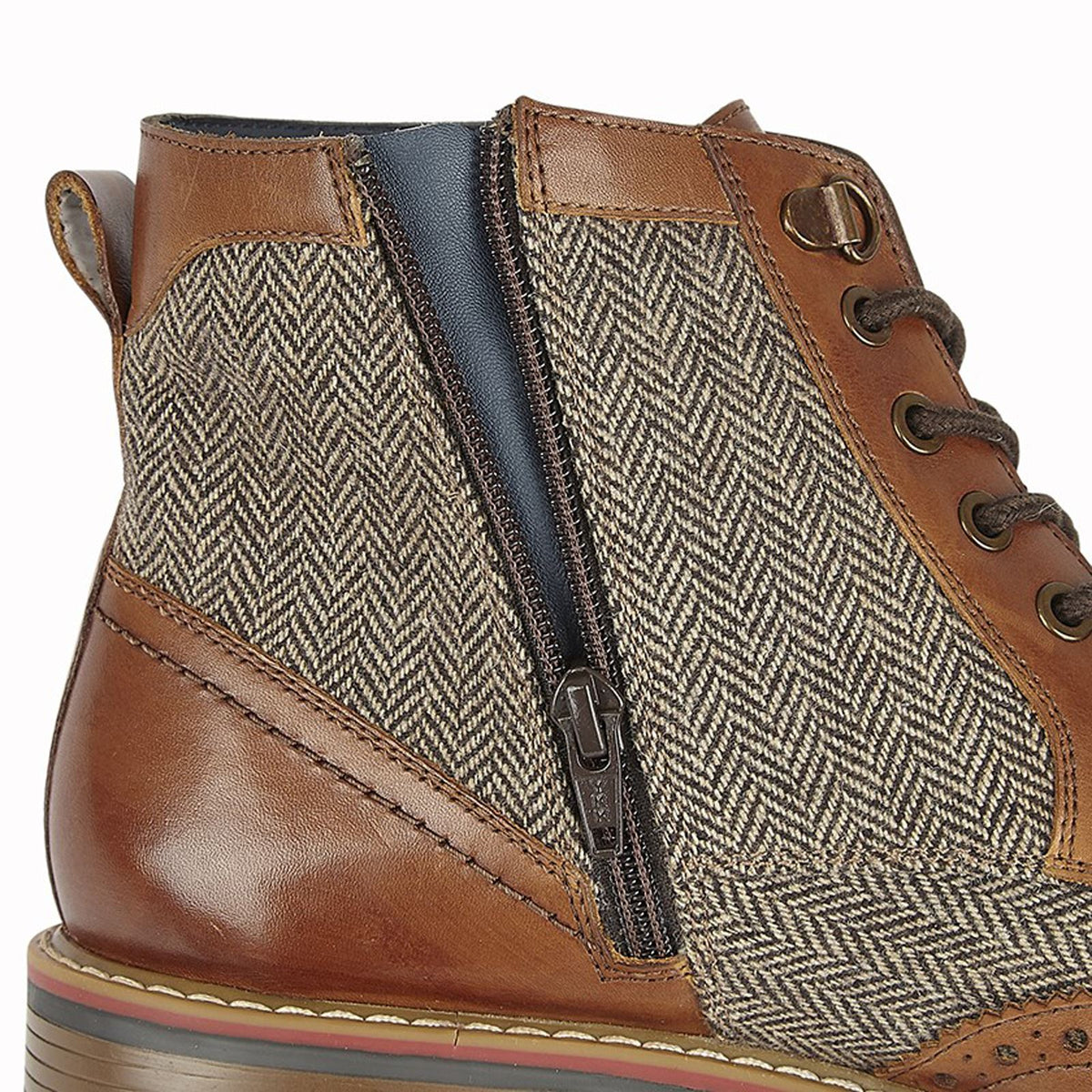 Roamers M 805 5 Eye Inside Zip Ankle Boots