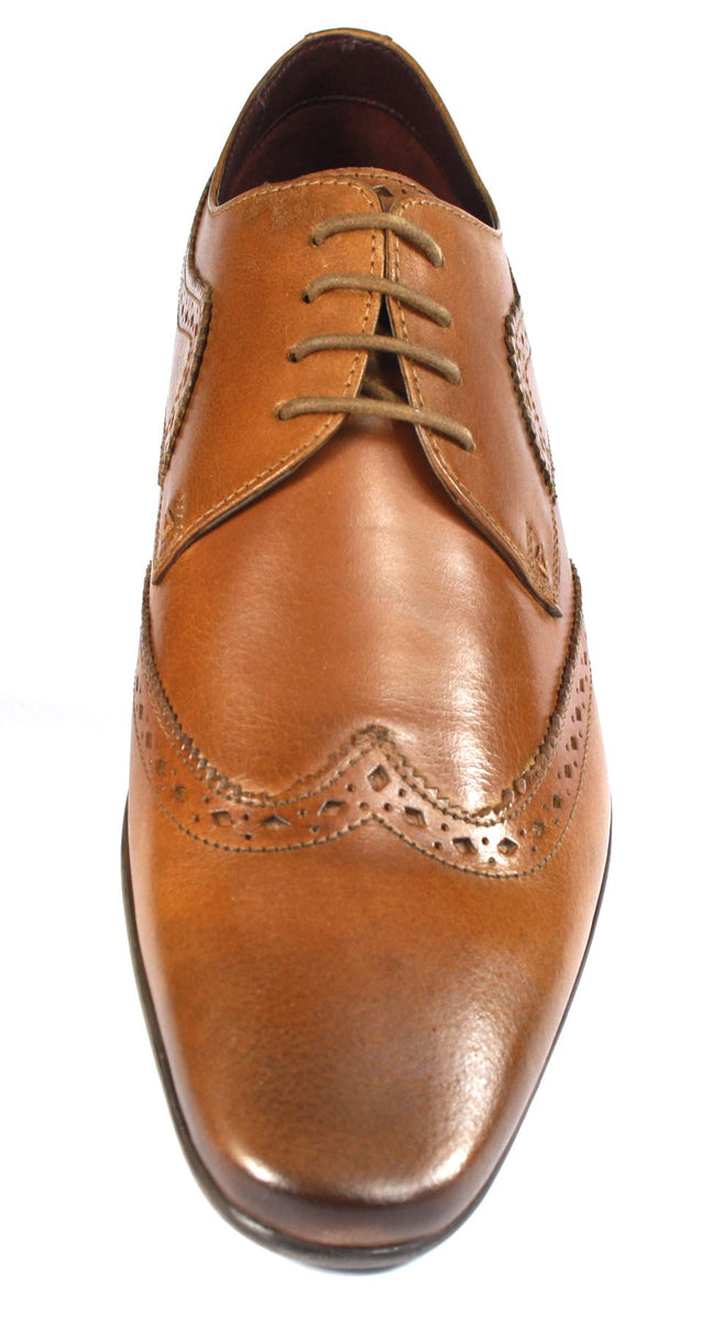 POD Ceres Pointed Toe Mens Leather Lace Up Brogues Formal Casual Shoes