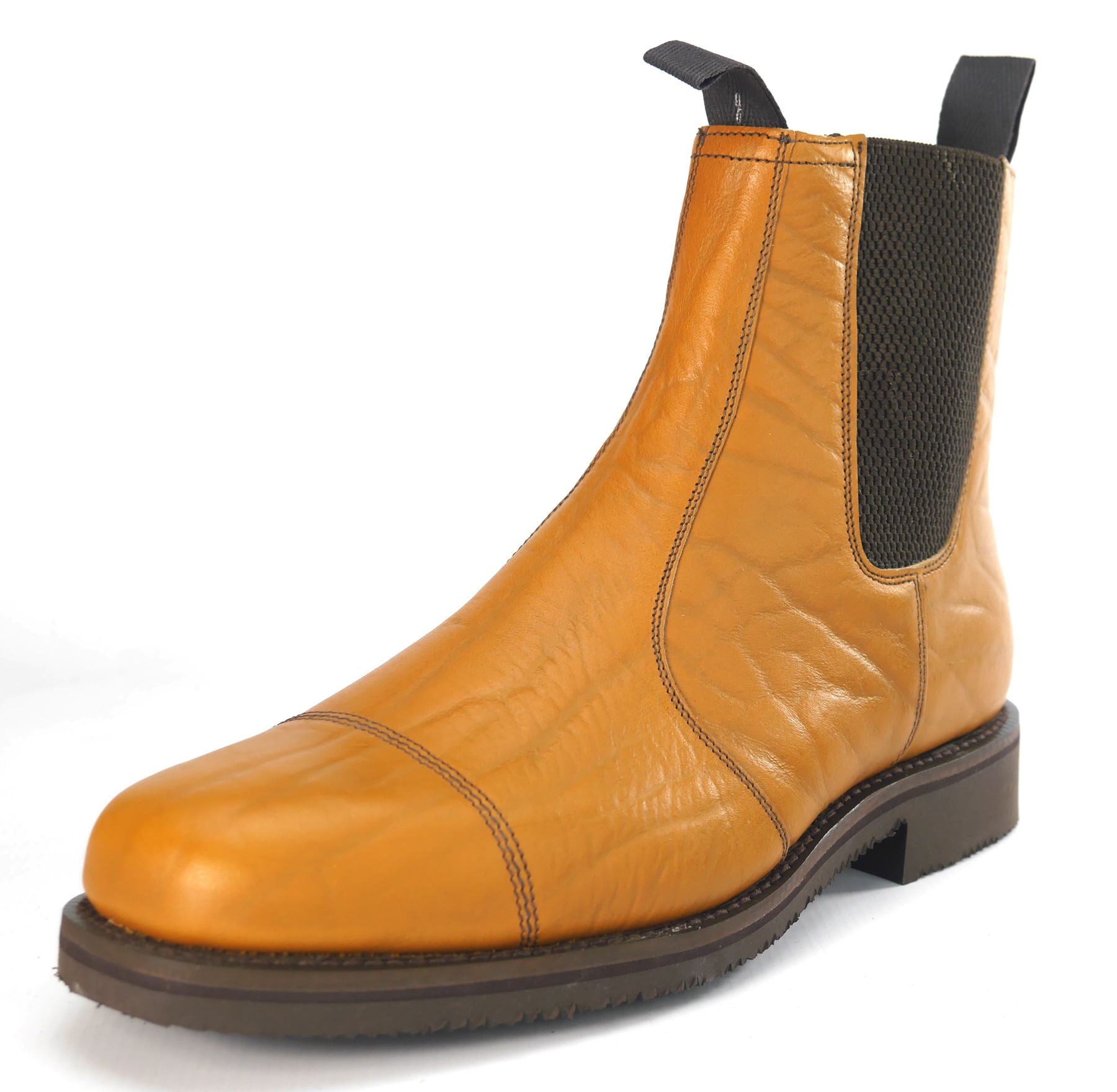 Horrel Charles Horrel England CH2002 Welted Cap Tan Mustang Chelsea Dealer Bo ...