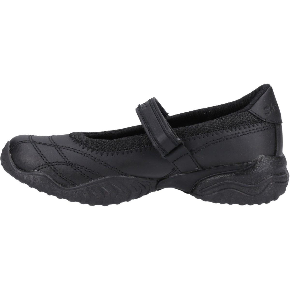 Skechers Velocity Pouty Girls' Leather School Shoes