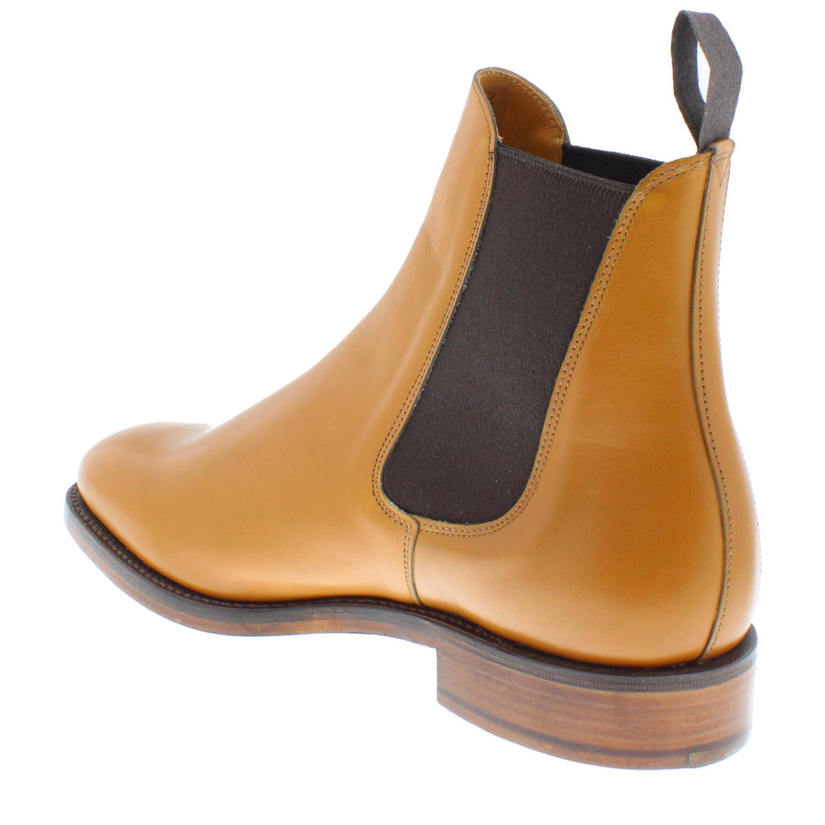Horrel Charles Horrel England CH2011 Welted Mens Chelsea Tan Boots – Foot Box