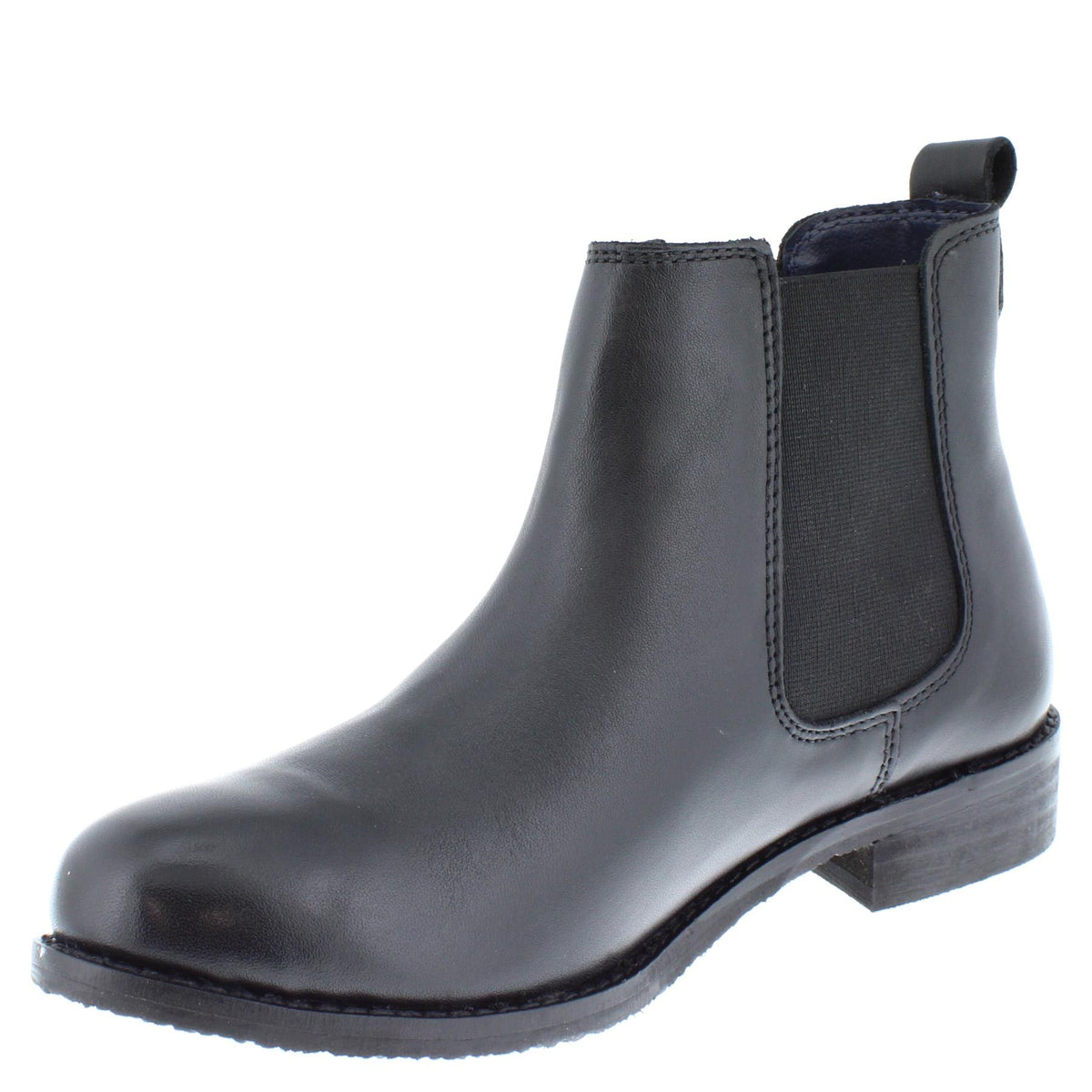 Frank James Aintree Ladies Leather Pull On Chelsea Boots