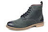 Frank James Bexley Leather Lace Up Brogue Rubber Sole Mens Boots