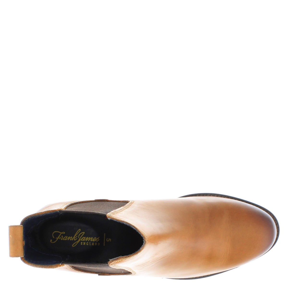 Frank James Aintree Ladies Leather Pull On Chelsea Boots