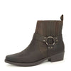 Wrangler Tex Strap Mid Cowboy Western Pull On Chelsea Leather Boots