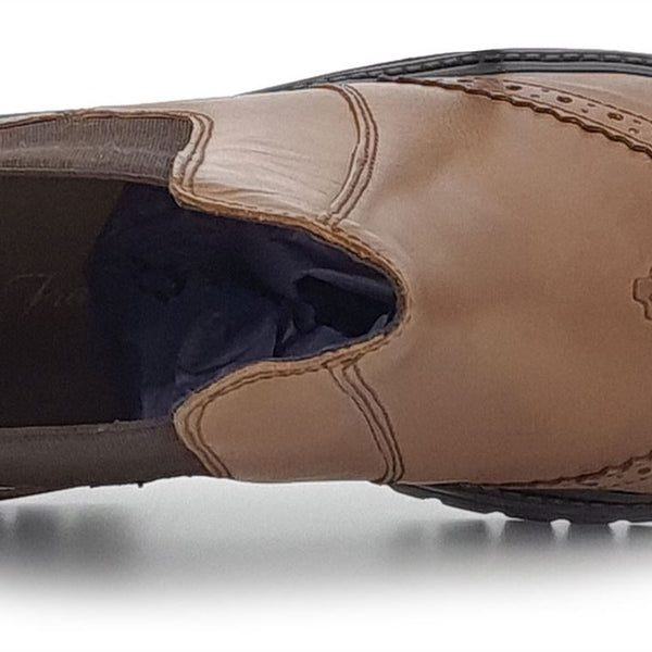 Frank James Grantham Leather Brogue Chelsea Junior Boots