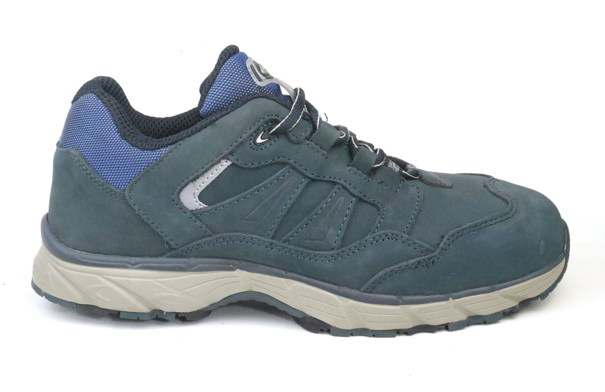Cofra Ghost Navy Blue Leather S3 Toecap Misole Safety Trainer Hikers Lace Mens