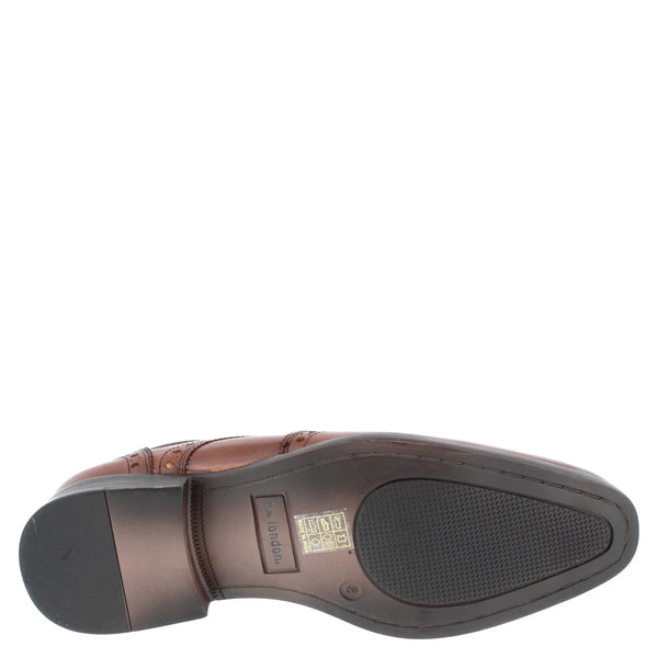 HX London Barbican Men's Leather Brogue Shoes