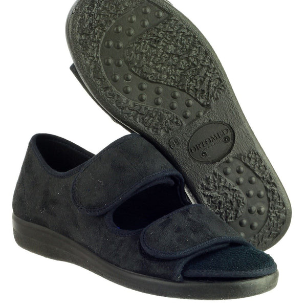 GBS Med Med Brompton Touch Fastening Slippers