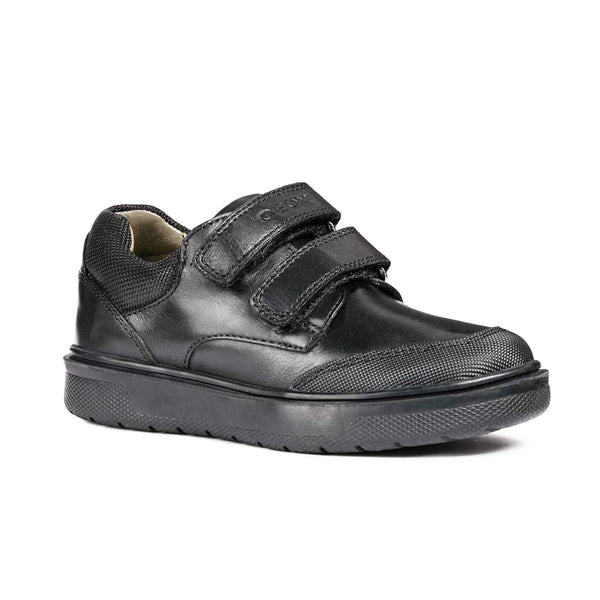 Geox Boys School Black J Riddock B. F Touch Fastening Shoes