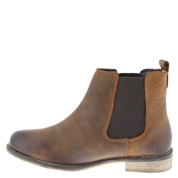 Frank James Aintree Ladies Leather Pull On Chelsea Boots