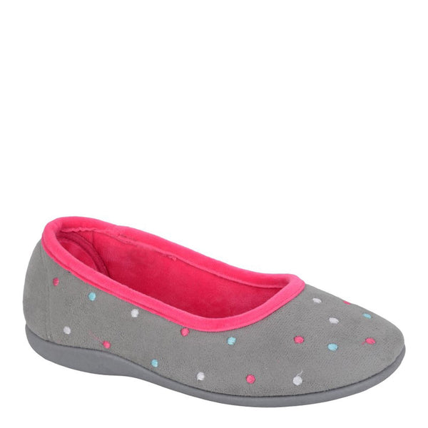 Sleepers Isla Dotted Ballerina Slippers
