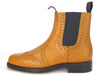 Charles Horrel England CH2003 Welted Brogue Chelsea Tan Mustang Leather Sole