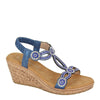 Cipriata Ora Jewelled Elasticated Sling Back Sandals