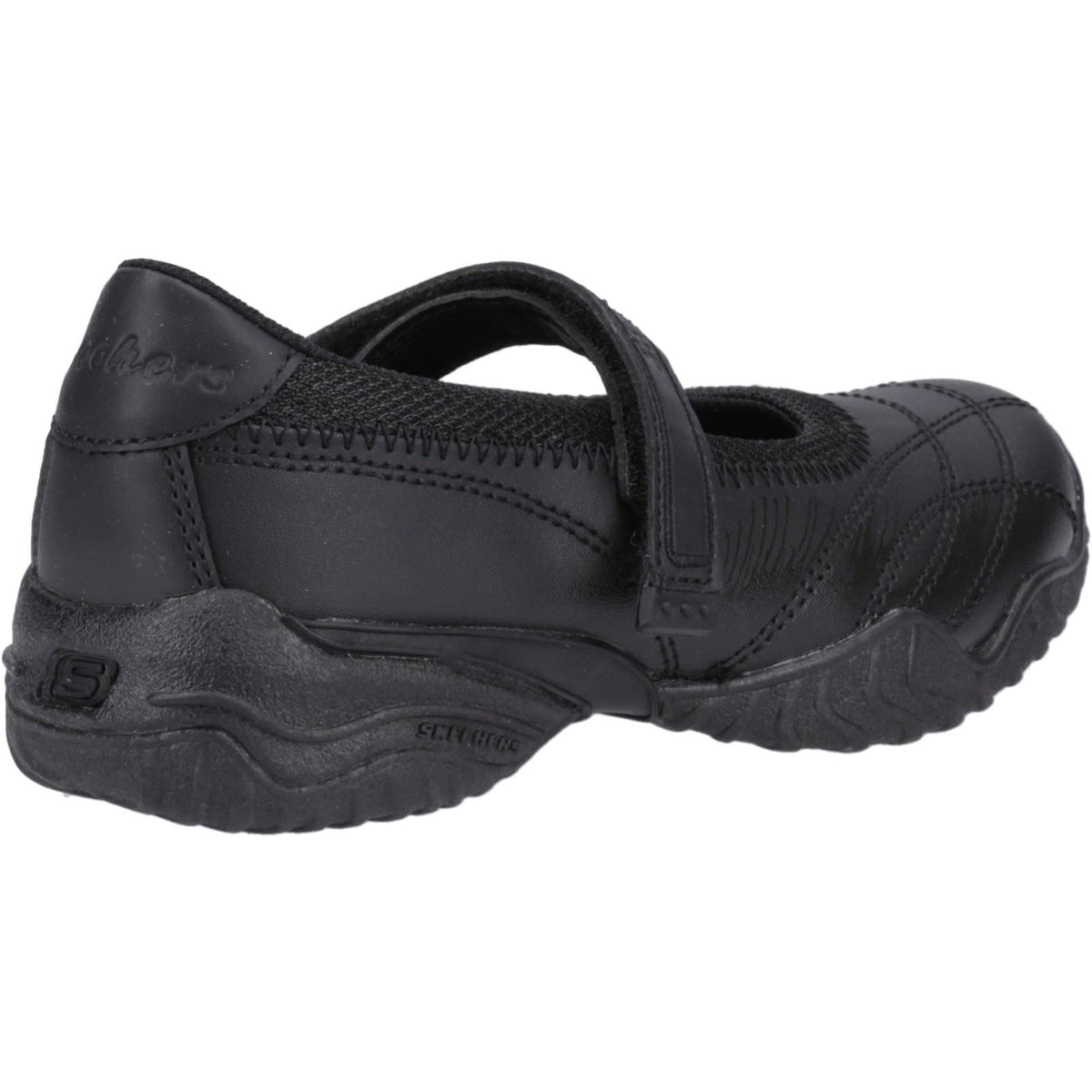 Skechers Velocity Pouty Girls' Leather School Shoes
