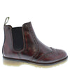 Frank James Warkton Leather Pull On Mens Brogue Chelsea Boots