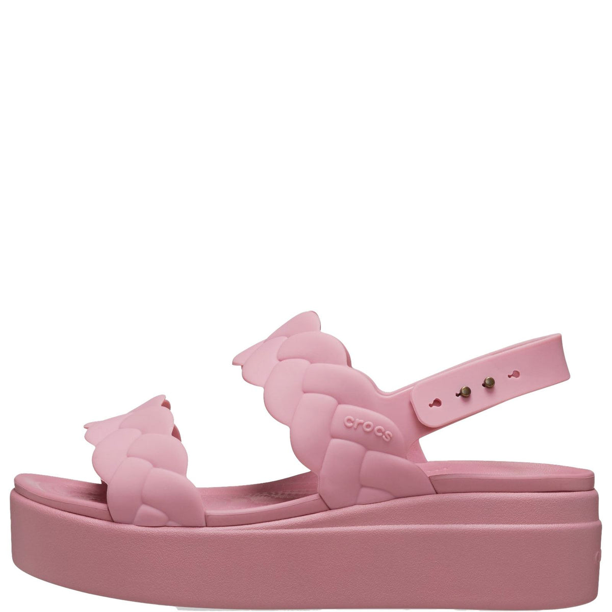 Crocs Brooklyn Women's Woven Low Wedge Sandals