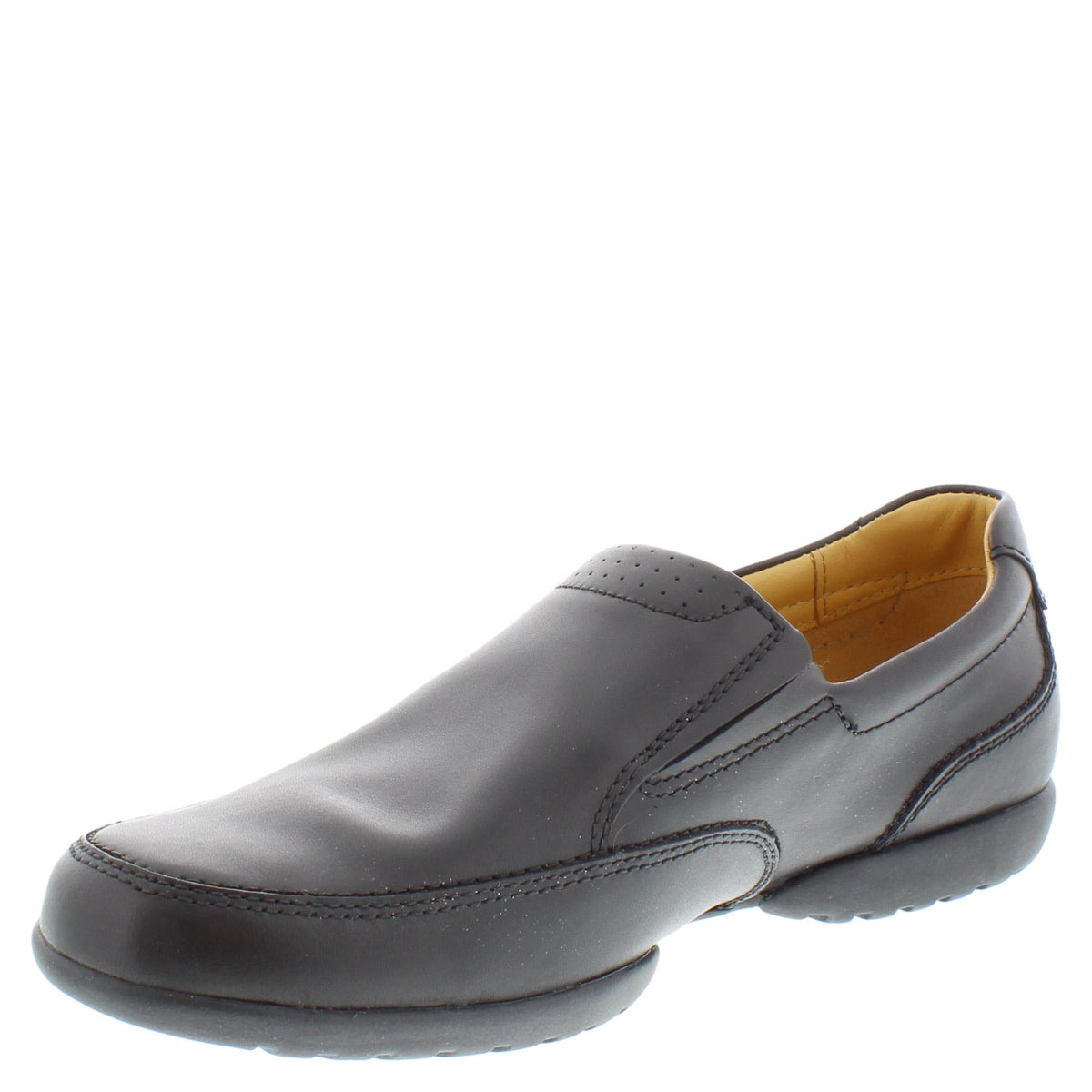 Clarks Recline Free Leather Wide H Fit Slip On Shoes
