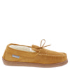 Dunlop Joshua Leather Faux Fur Lined Mocassin Slippers