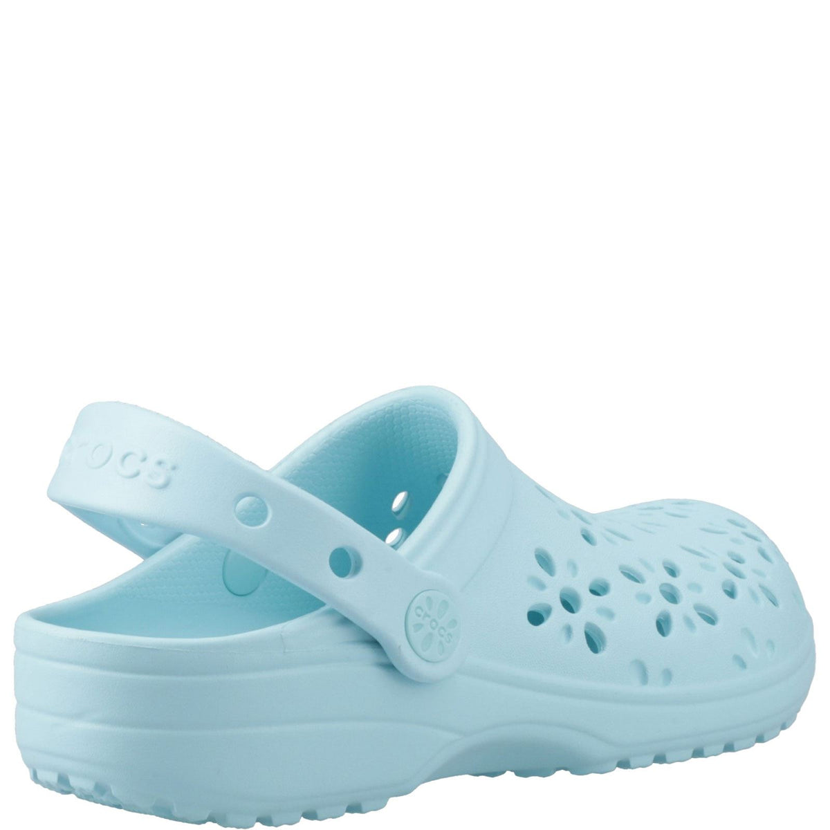 Crocs Kids' Classic Floral Cut Out Clogs