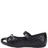 Hush Puppies Lottie Girls' Quilted Ballerina School Shoes