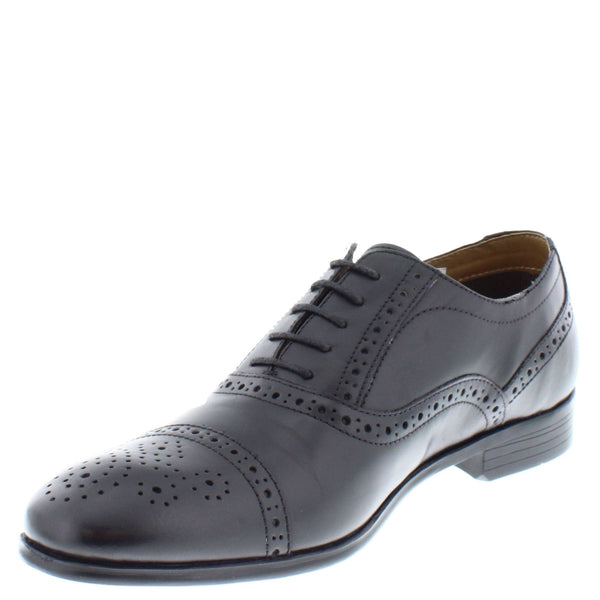 Thomas Crick Hartwell Mens Lace Up Brogue 5 eye Leather Shoes