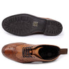 Kingston Brogue Lace Up Leather Boots