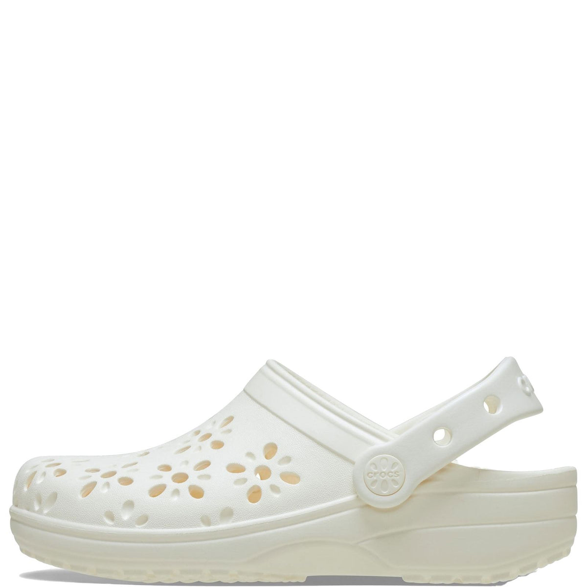 Crocs Kids' Classic Floral Cut Out Clogs