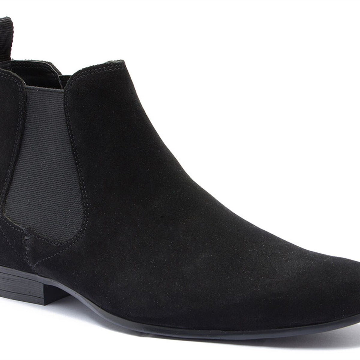 Thomas Crick Stanway Suede Pointed Leather Mens Ankle Chelsea Boots