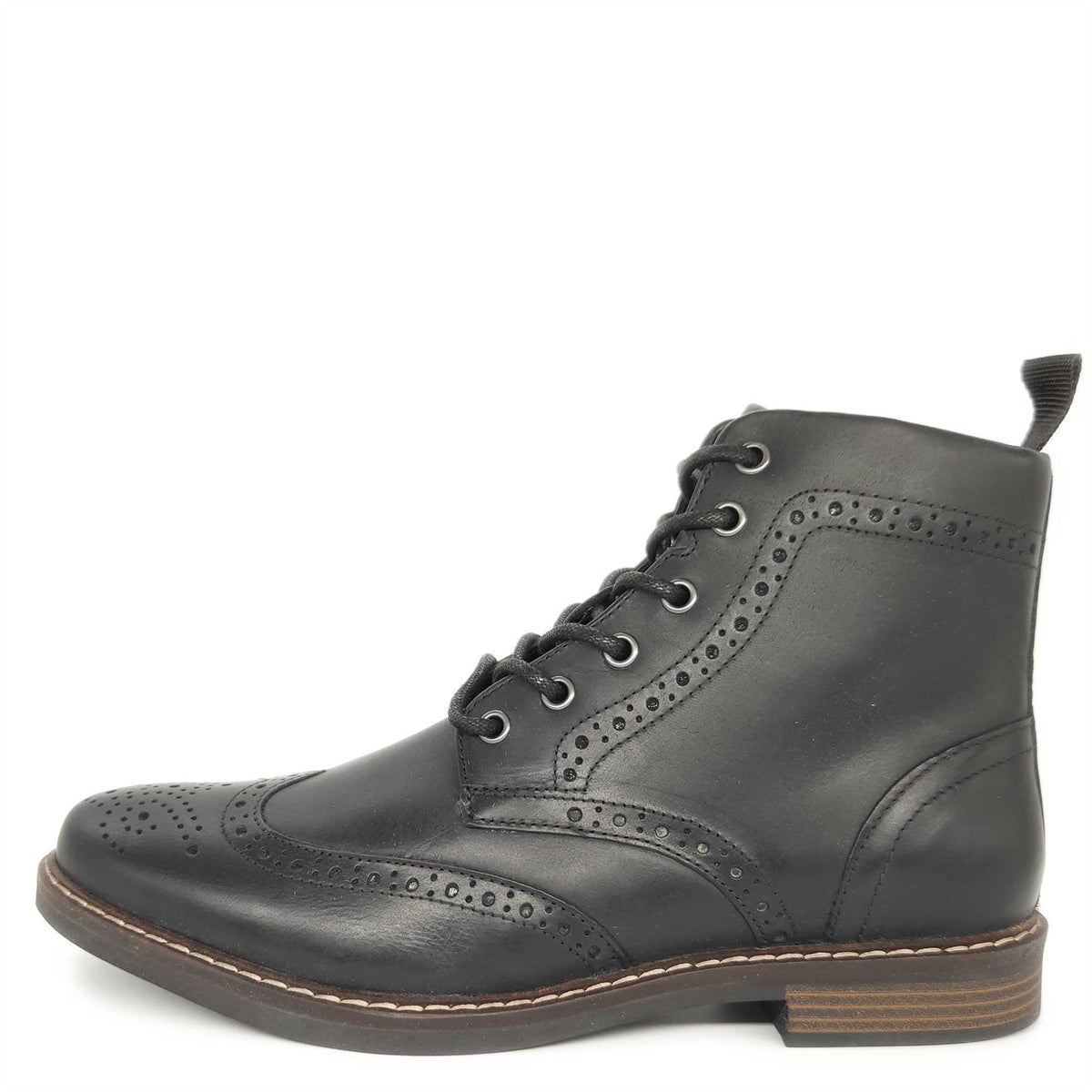 Red Tape Crick Dixon Leather Brogue Lace Up Mens Casual Boots