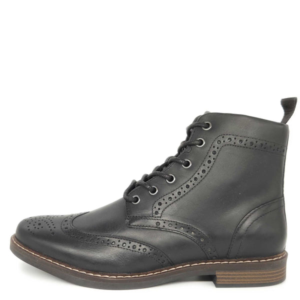 Red Tape Crick Dixon Leather Brogue Lace Up Mens Casual Boots