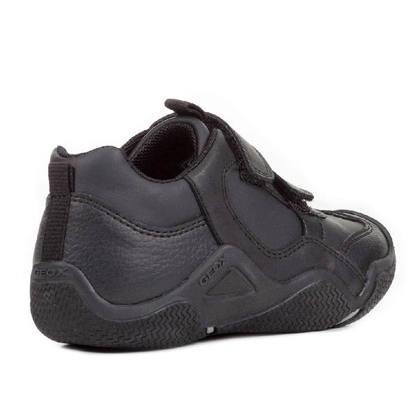 Geox Boys School Black J Wader A Touch Fastening Shoes