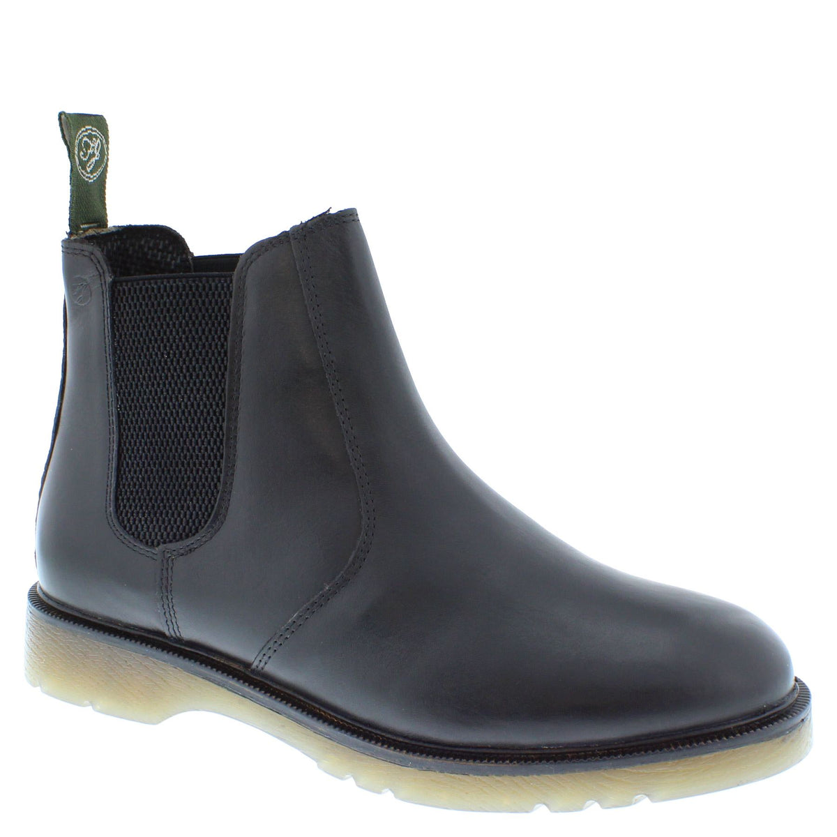 Frank James Naseby Mens Leather Chelsea Dealer Pull On Boots