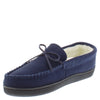 Dunlop Joshua Leather Faux Fur Lined Mocassin Slippers
