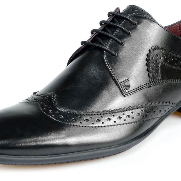 POD Ceres Pointed Toe Mens Leather Lace Up Brogues Formal Casual Shoes