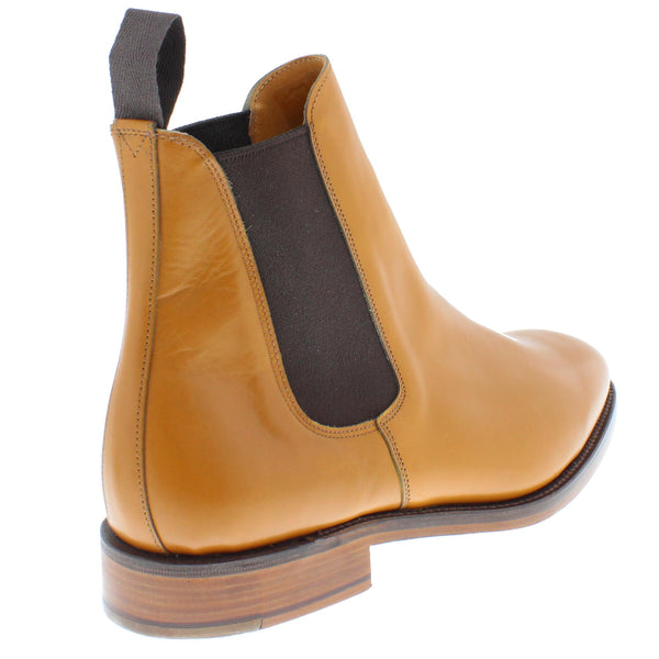 Charles Horrel England CH2011 Welted Mens Chelsea Tan Boots