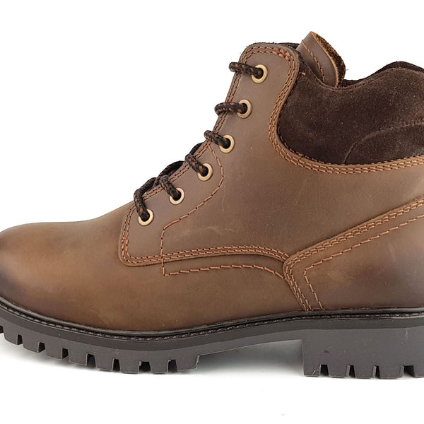 Frank James Bisley Mens Leather Lace Up Yuma Commando Casual Boots
