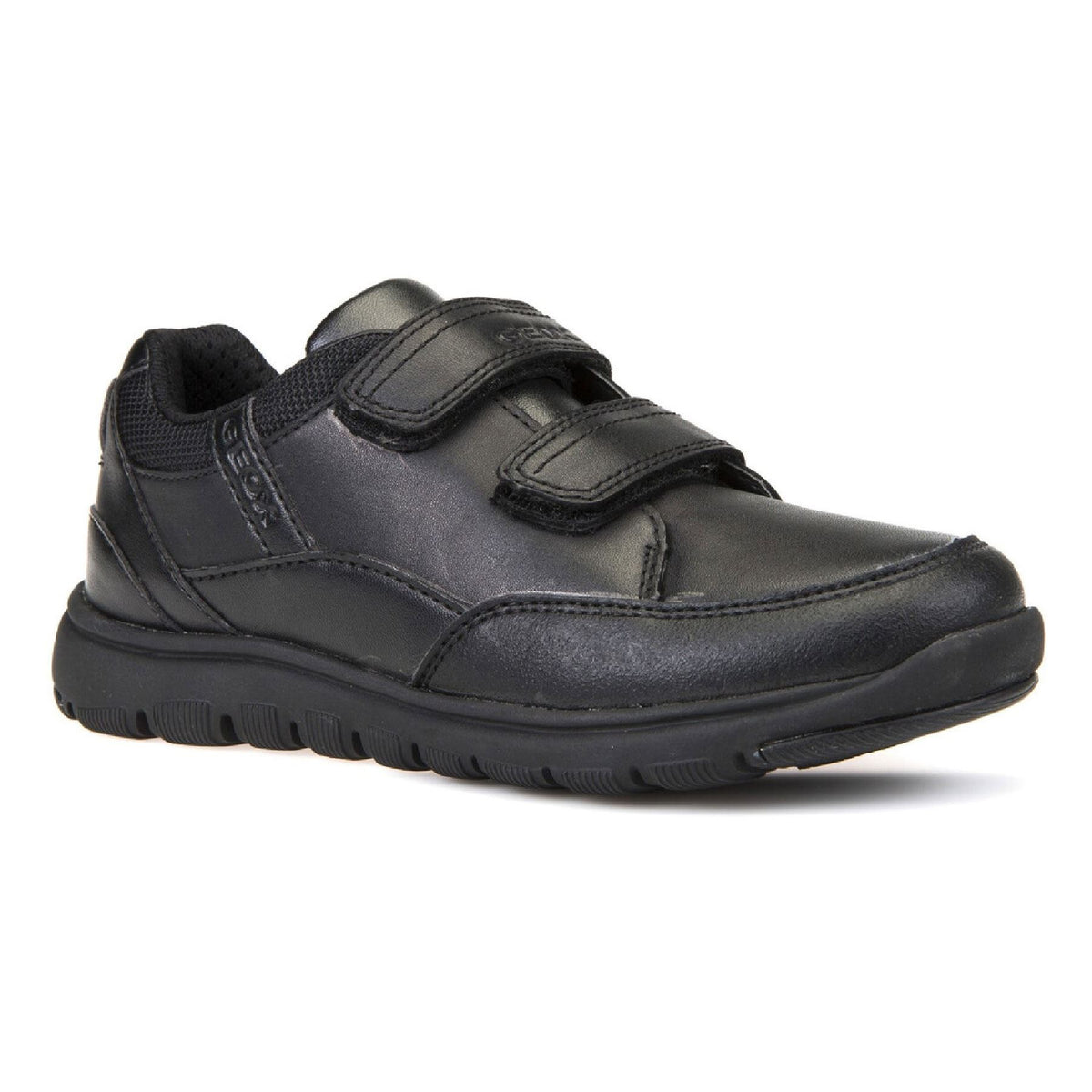 Geox Boys School Black Touch Fastening J Xunday Boy B Trainers