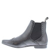 HX London Harlow Men's Leather Pointed Brogue Chelsea Boots