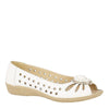 Boulevard L 515 Punched Open Toe Flower Sandals