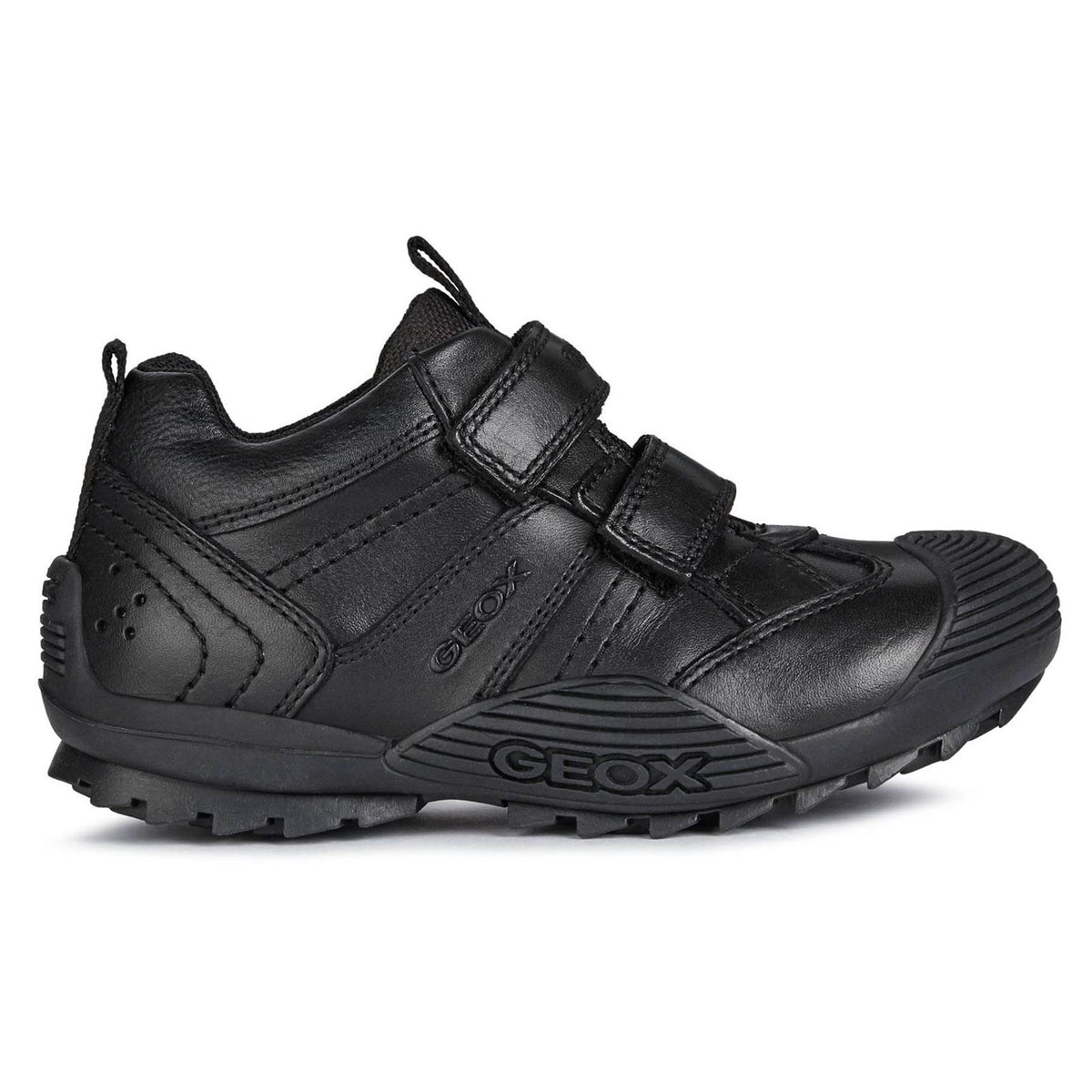 Geox Boys School Black Touch Fastening J Savage A Trainers