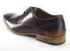 Frank James Shoreditch Mens Leather Hi Shine Lace Up Gibson Formal Shoes