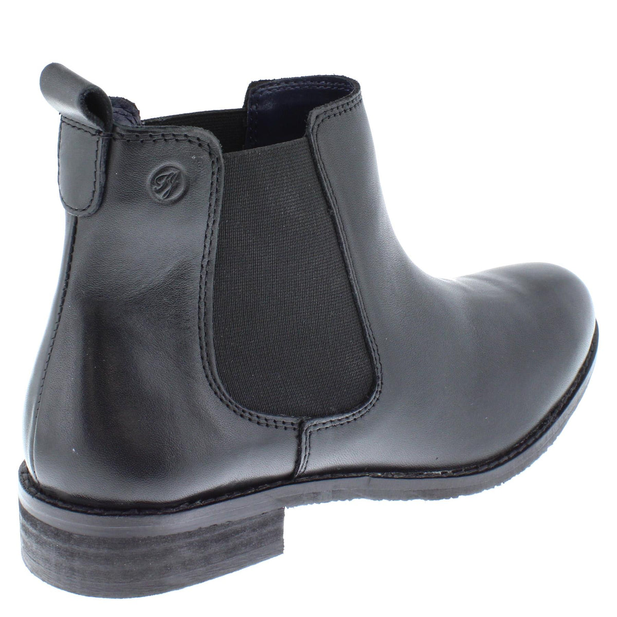 Frank James Aintree Ladies Leather Pull On Chelsea Boots