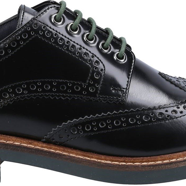 Base London Woburn Hi-Shine Brogue Shoes