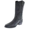 Wrangler Tex Hi Mens Leather Pull on Pointed Cowboy Western Boots