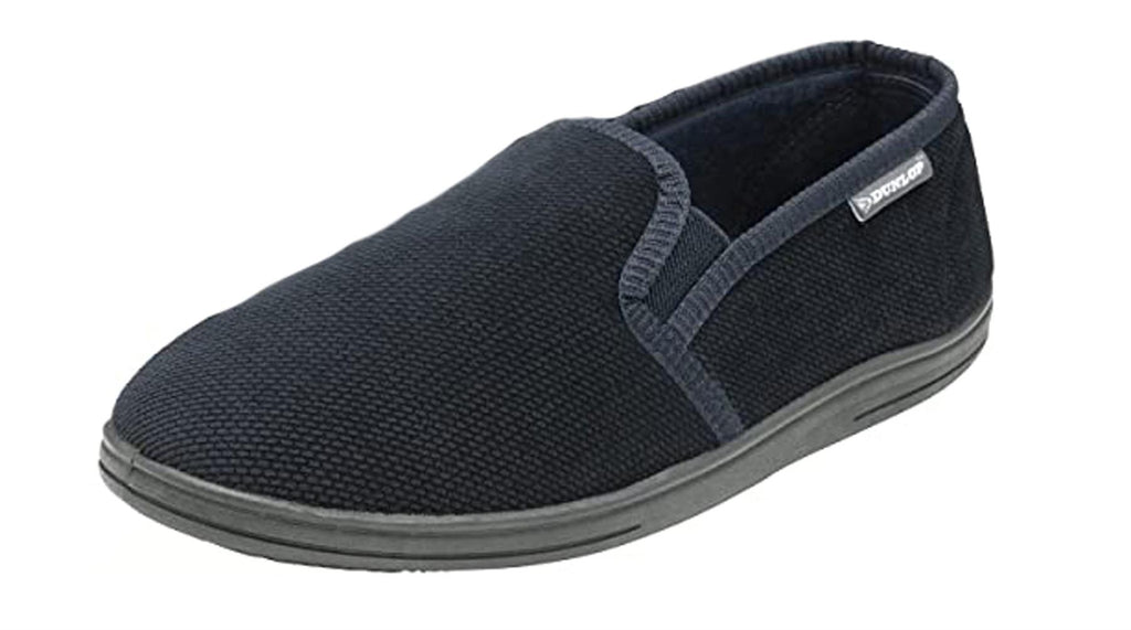 Dunlop Lloyd Memory Foam Slip On Mule Moccasin Mens Slippers