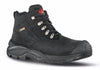 U-Power Dude Black Leather Gore-Tex Waterproof Mens Safety Lace Up Work Boots