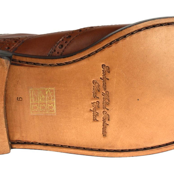 Frank James Benchgrade Moreton Leather Sole Welted Lace Up Brogue Dealer Boots